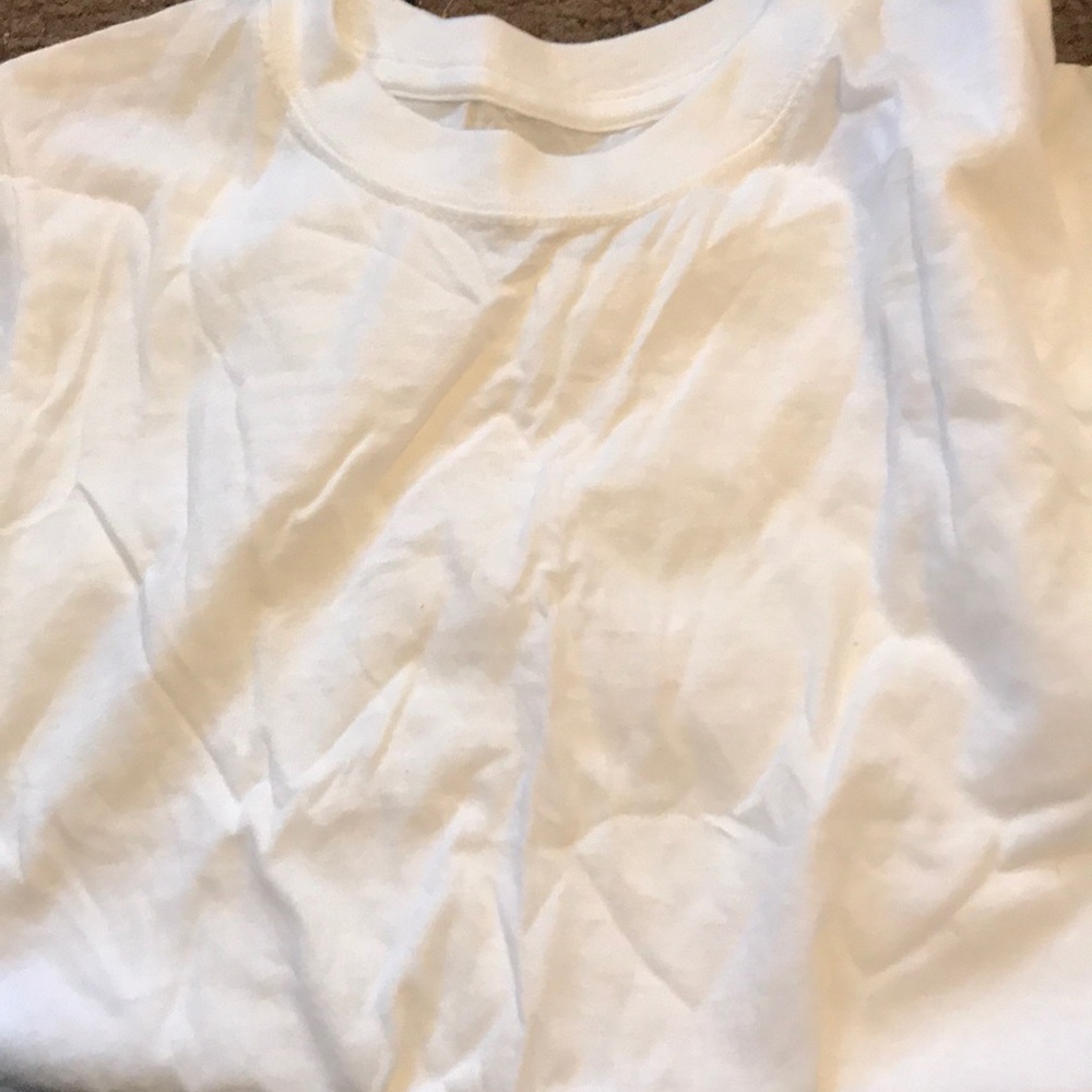Youth boy white tee
